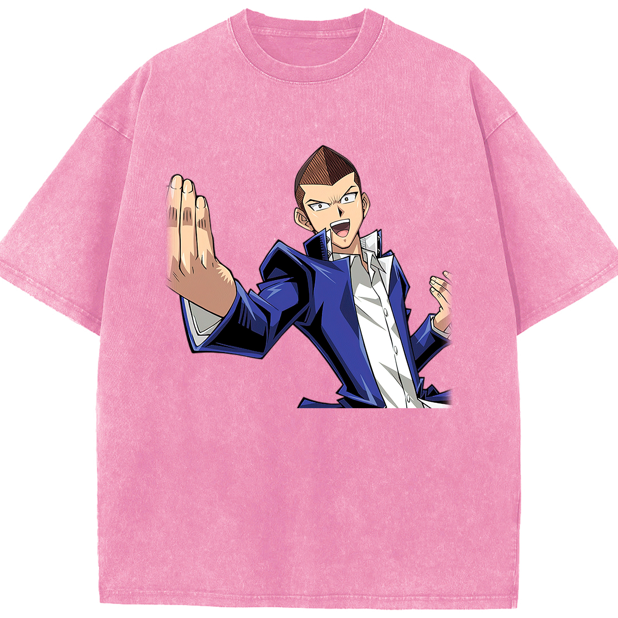 （画像用） 遊☆戯☆王 Yu-Gi-Oh! 綿100% ヴィンテージ風 半袖Tシャツ（フロントプリント）